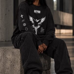 Outpour Long Sleeve Black