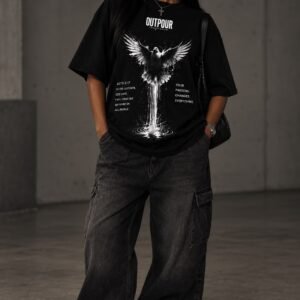 Outpour Tee Black
